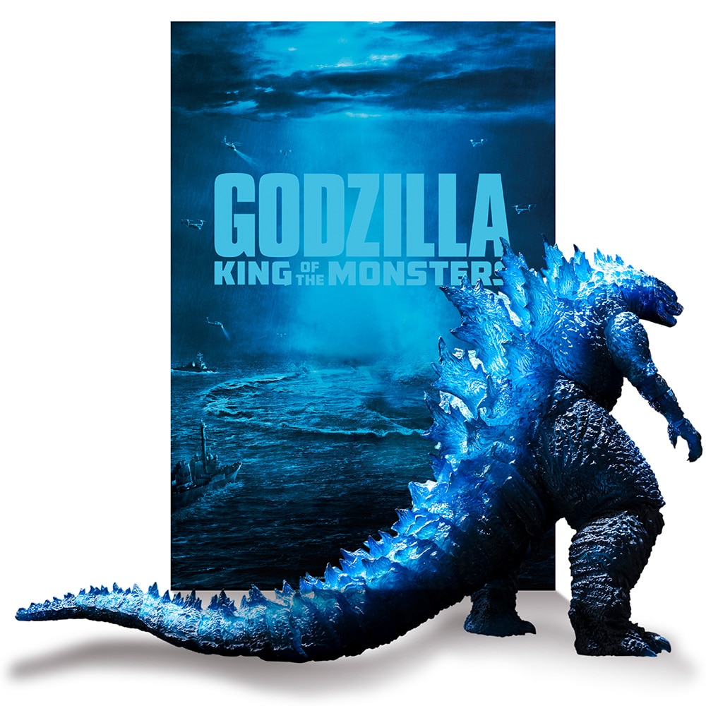 【ゴジラ・ストア限定】ゴジラ　キング・オブ・モンスターズ　完全数量限定生産4枚組　S.H.MonsterArts GODZILLA[2019] Poster Color Ver. 同梱＋ムービーモンスター限定セット