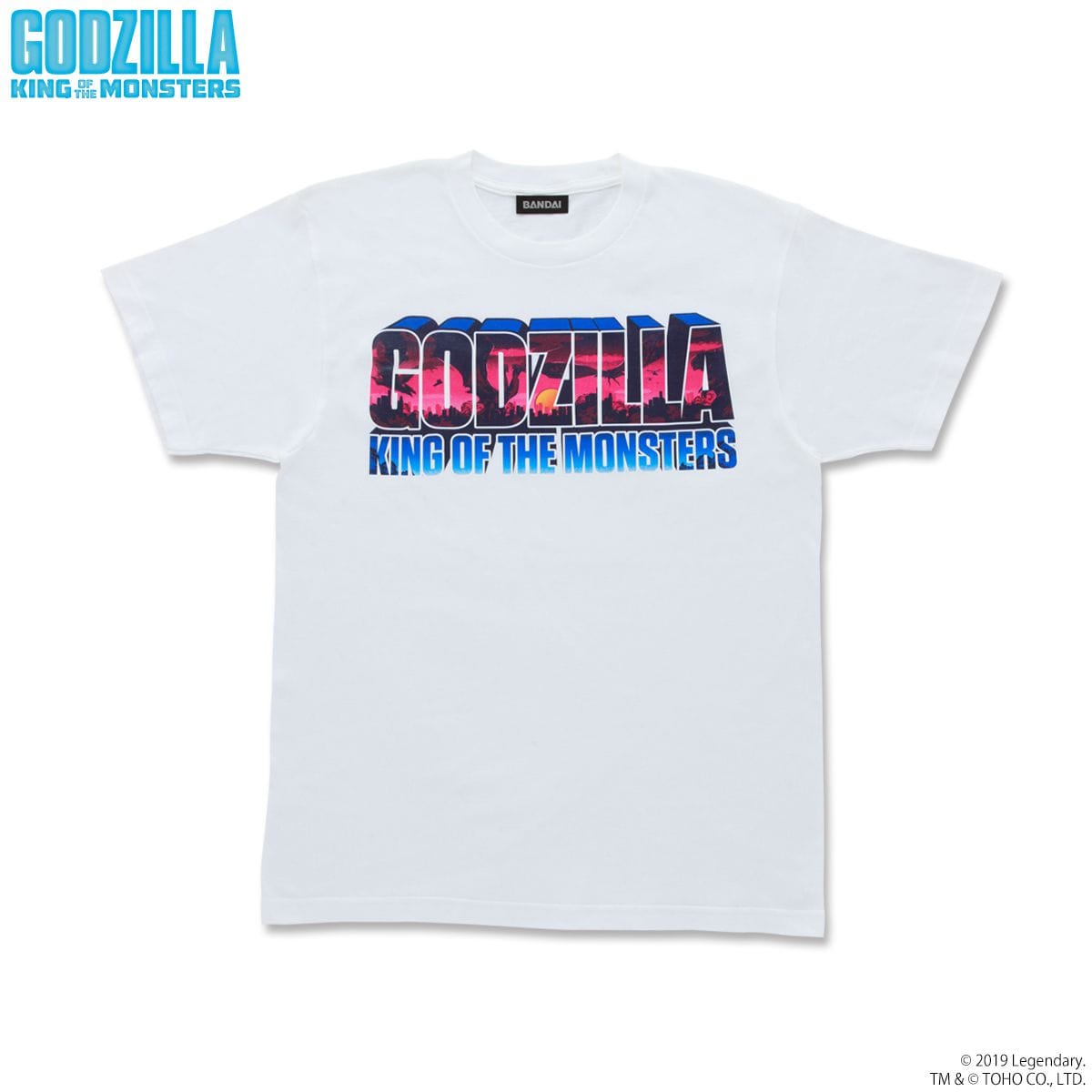 GODZILLA King of the Monsters ロゴTシャツ